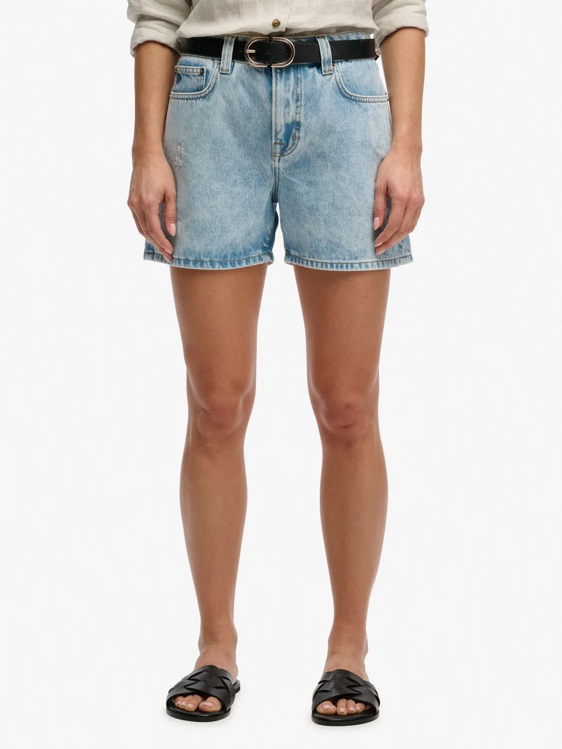 Шорты джинсовые Superdry Light Wash, Light Wash — фото 4