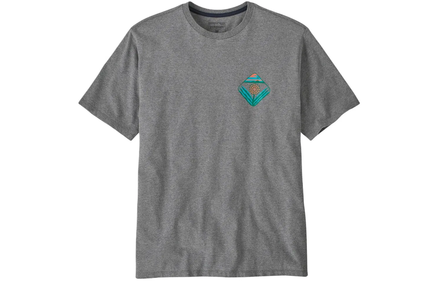 Мужская футболка с принтом Responsibili Tee Patagonia, Gray/GLH