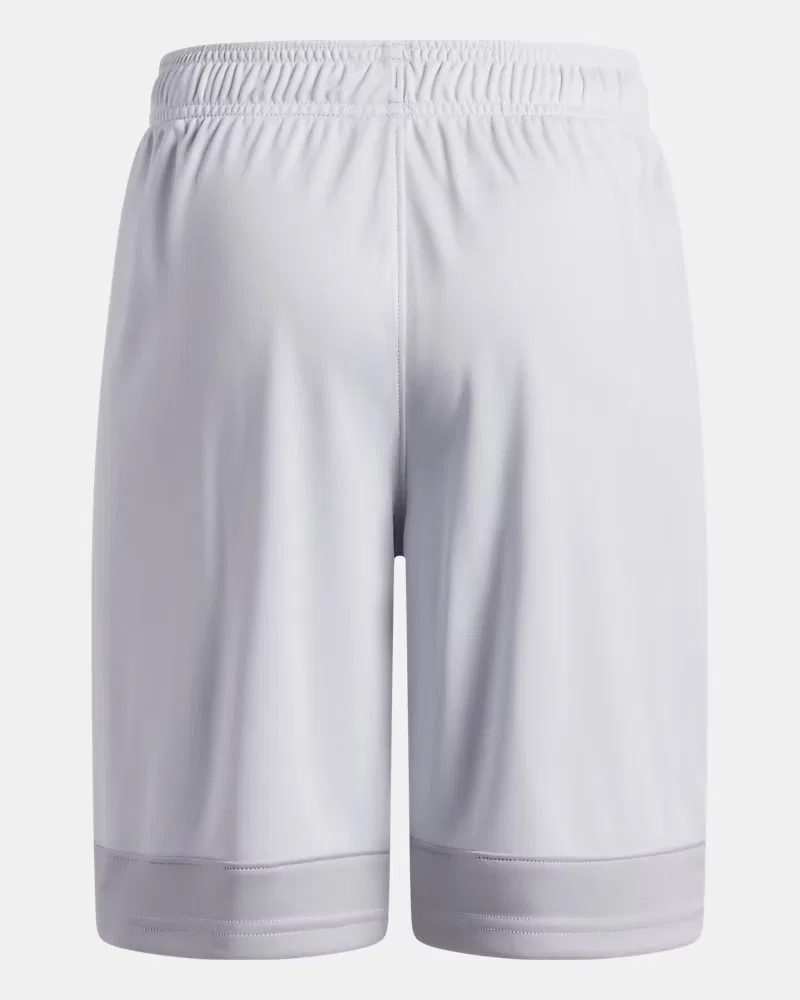 Шорты 20,3 см быстросохнущие UA Tech Graphic UnderArmour, Halo Gray/White — фото 2