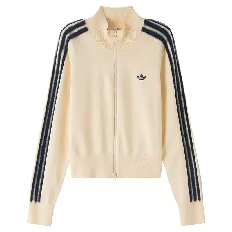Женская куртка с воротником-стойкой Warm Vanilla/deep Indigo Adidas Originals, Warm Vanilla/Deep Indigo