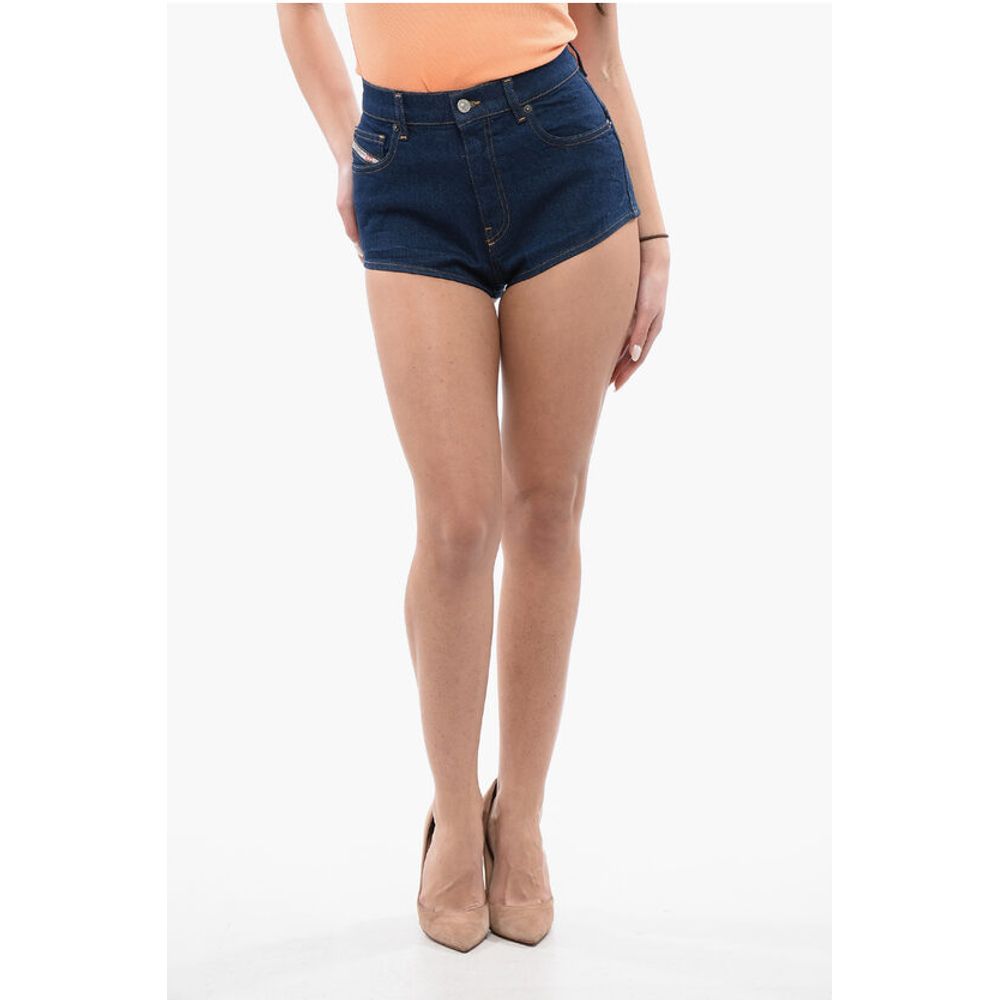 

Джинсовые шорты DE-LUNAR с видимыми швами Diesel, Blue