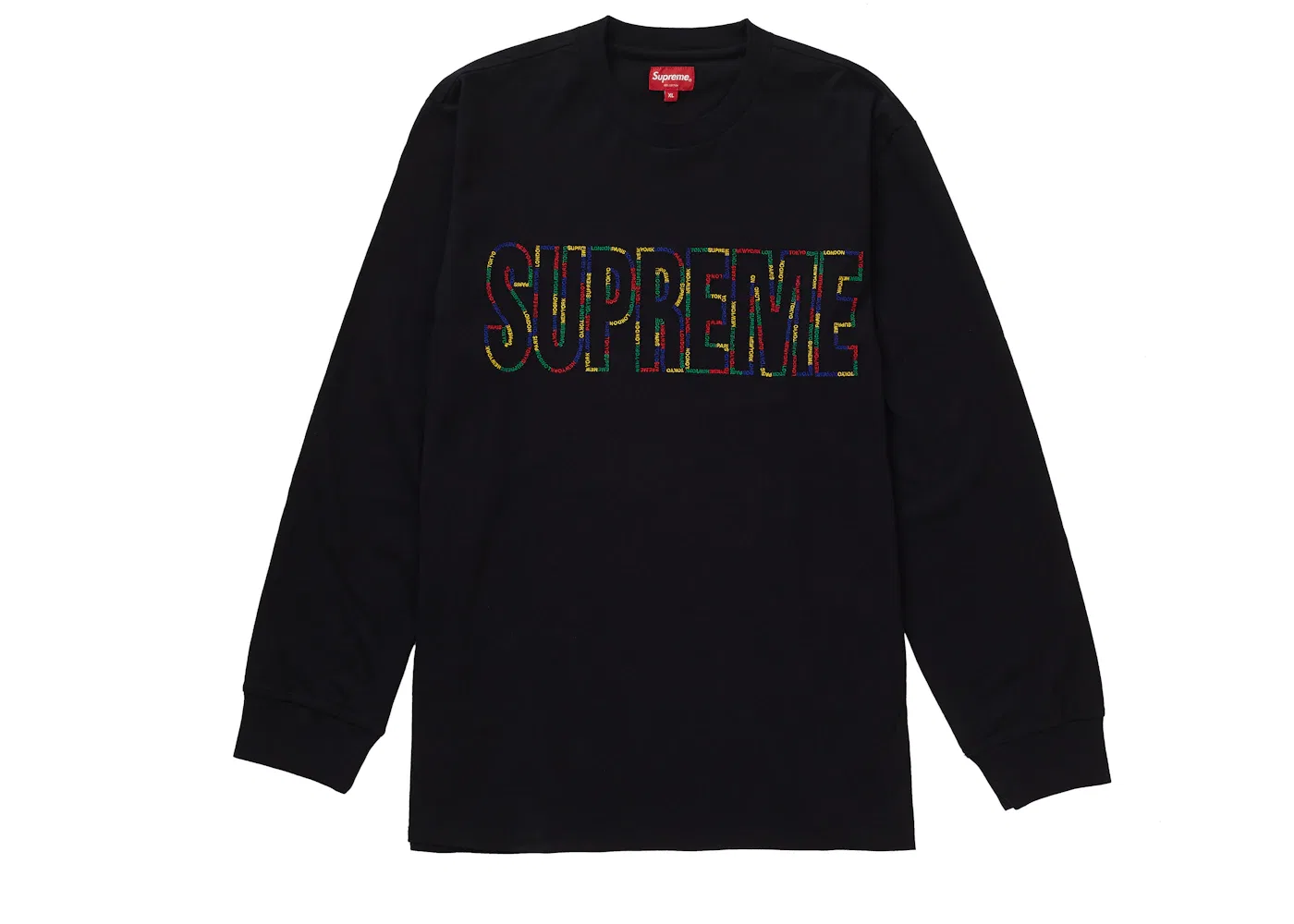 Мужская футболка с длинным рукавом L/S Tee Supreme, Black