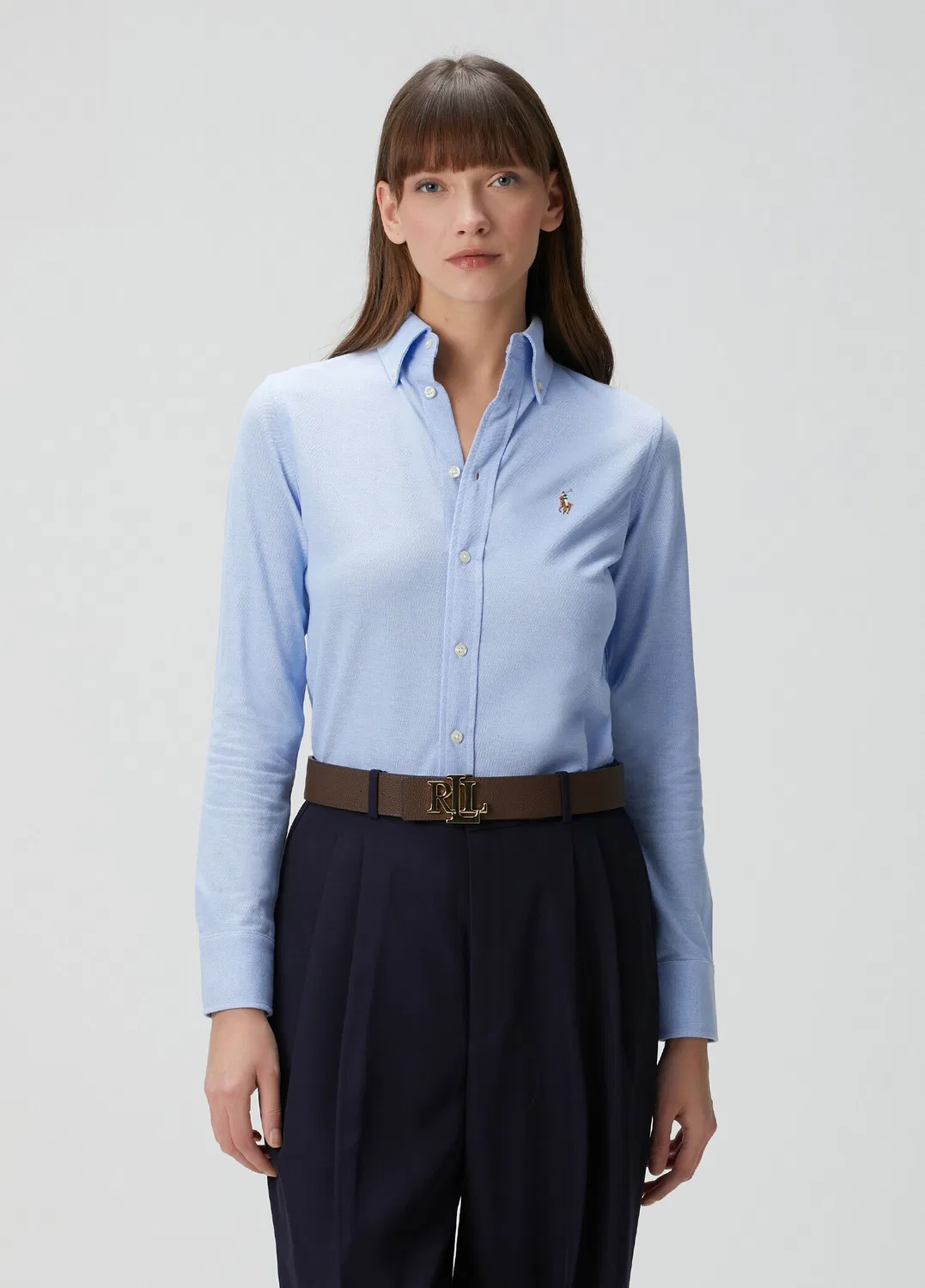 Блузка Polo Ralph Lauren, Mavi-Beyaz — фото 3