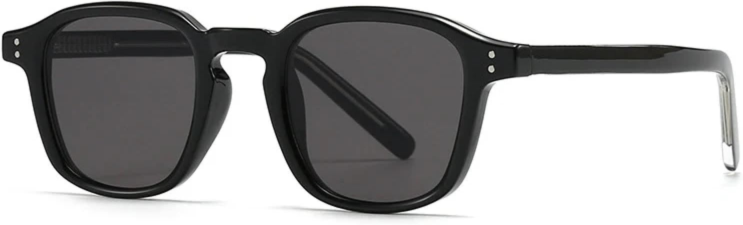 

Популярные модные женские солнцезащитные очки класса люкс в стиле ретро с заклепками, мужские трендовые темно-зеленые с защитой от УФ-излучения UV400 TYUVIVO, Black Grey