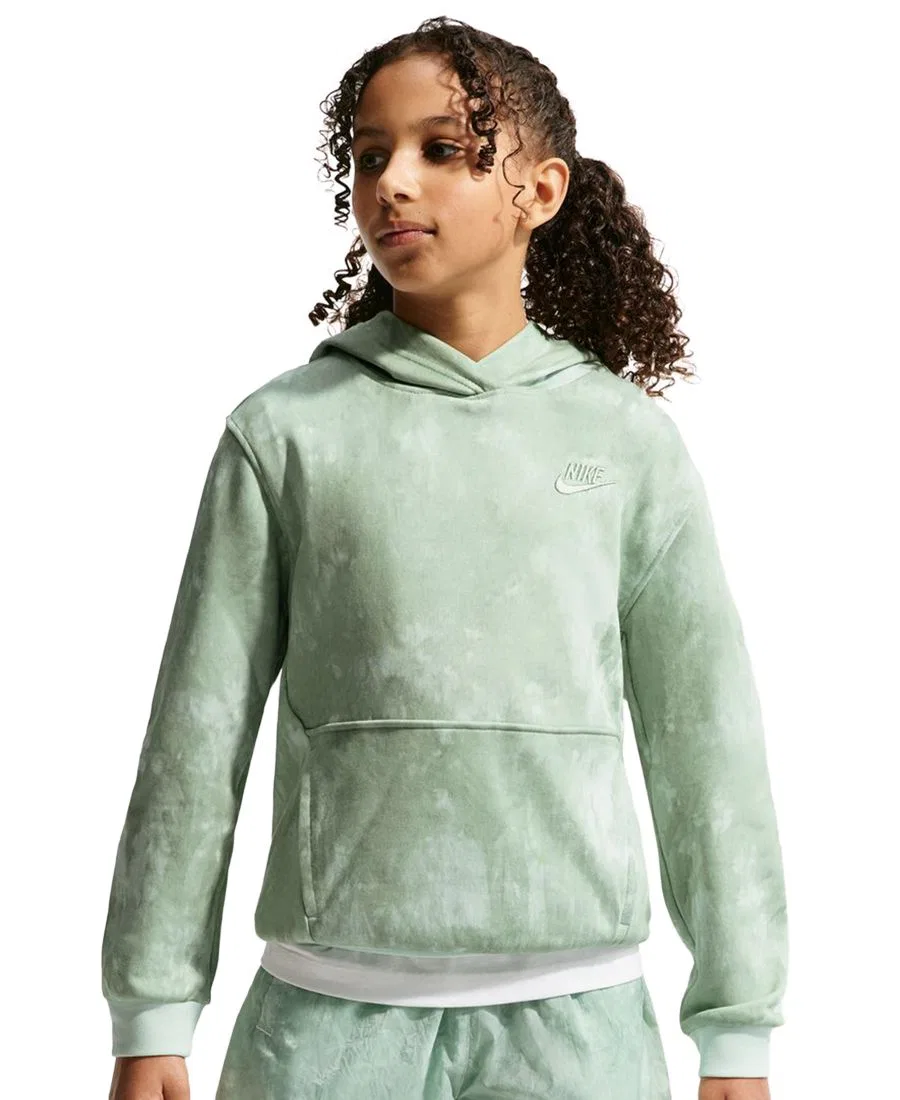 Худи из футера Nike Sportswear Club, с капюшоном и длинным рукавом Nike, Barely Green/Steam