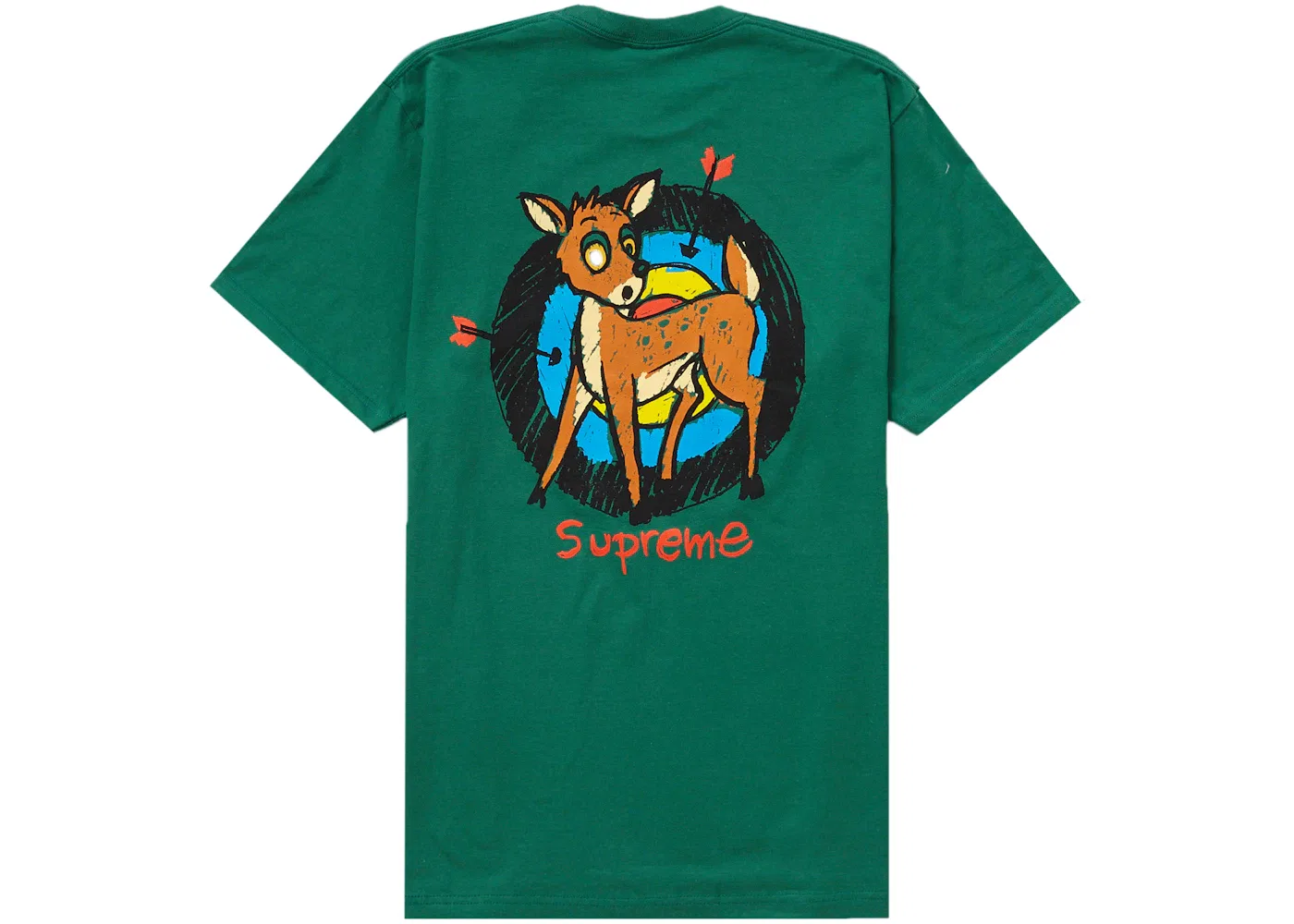 Мужская футболка с принтом Supreme Deer Tee Supreme, Light Pine