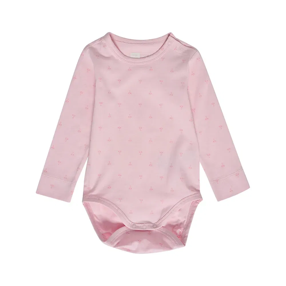 Боди с длинным рукавом Beesy Hummel, розовый