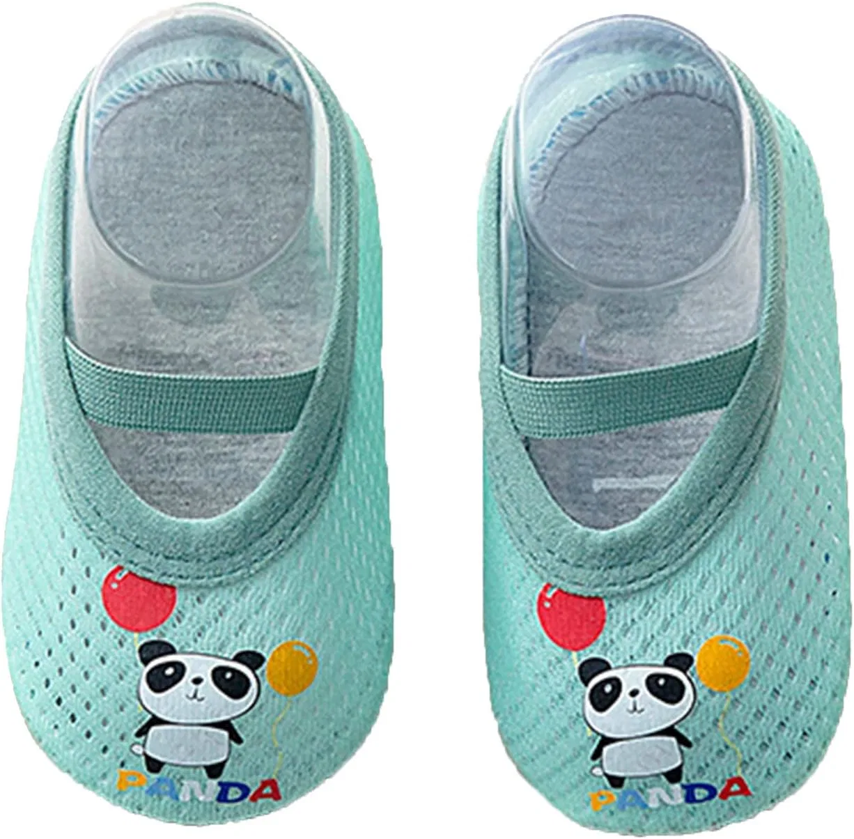 Детские дышащие носки-кроссовки с принтом животных Stride Ride, Mint Green