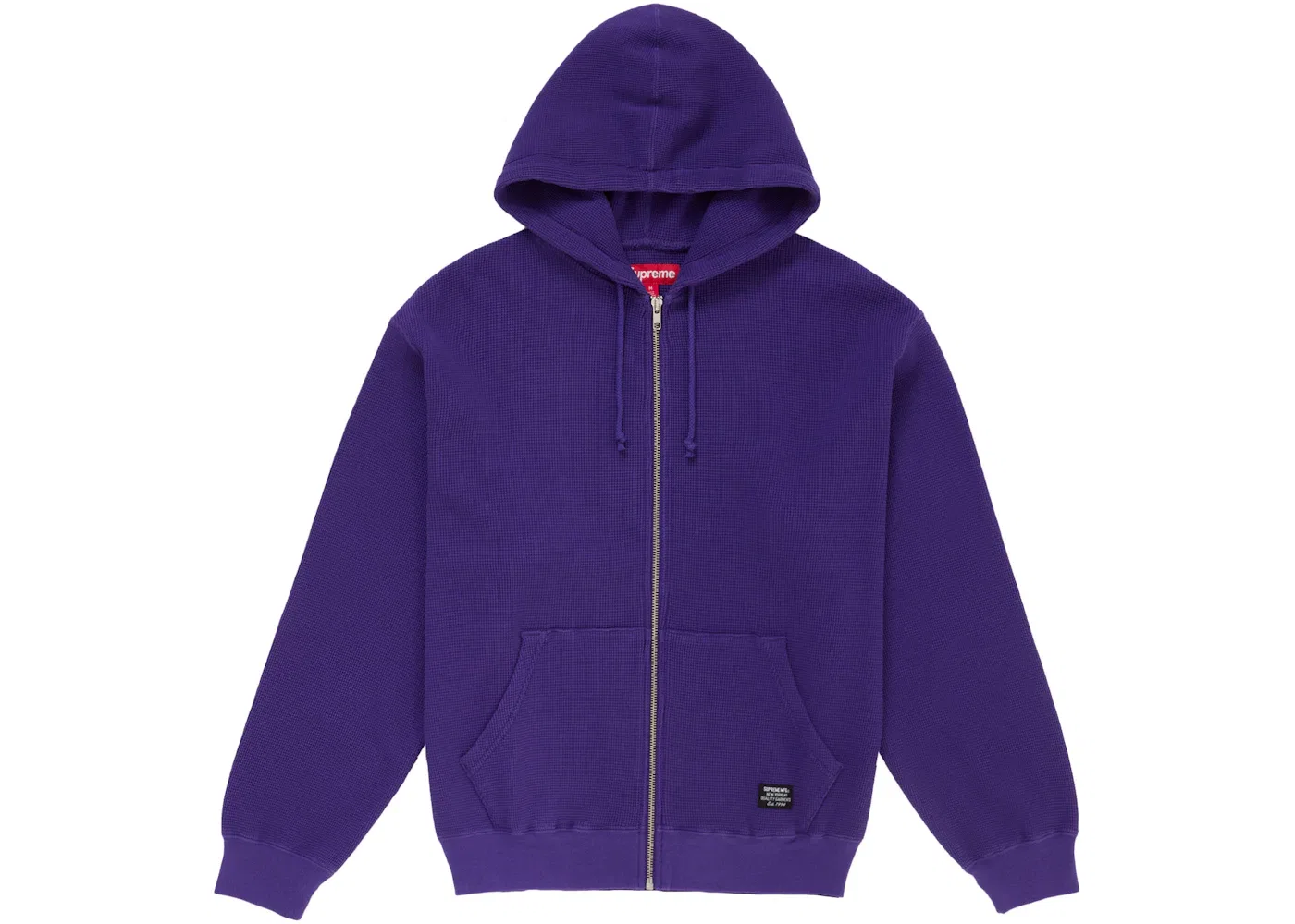 Мужская толстовка на молнии с капюшоном Supreme Thermal (SS25), Purple
