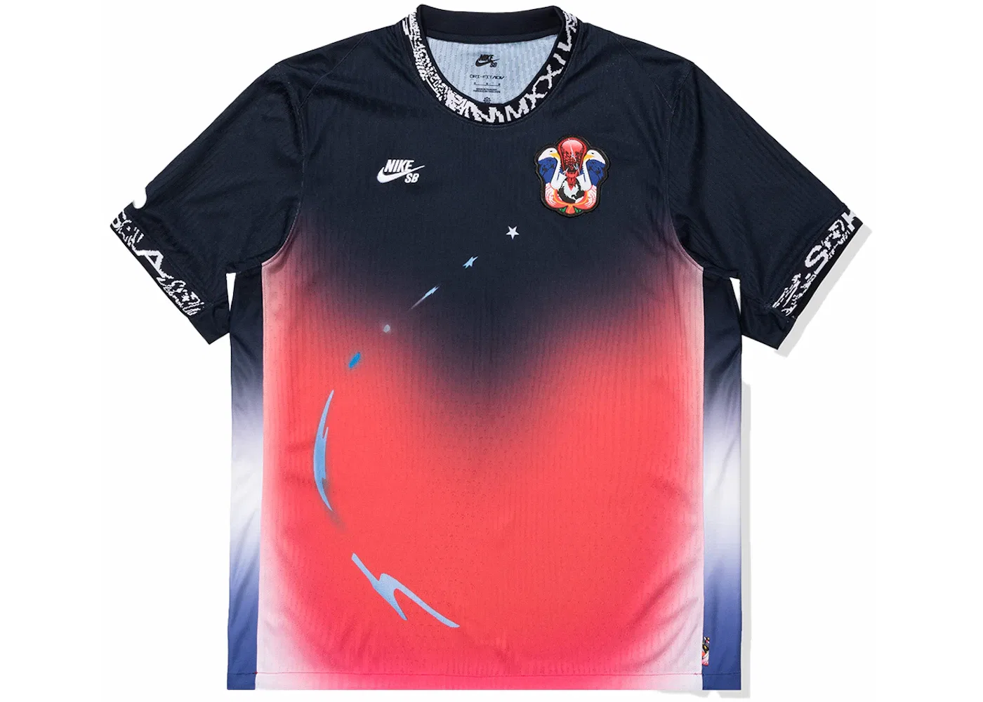 Мужская джерси с коротким рукавом Jersey Nike, Obsidian Bright Crimson
