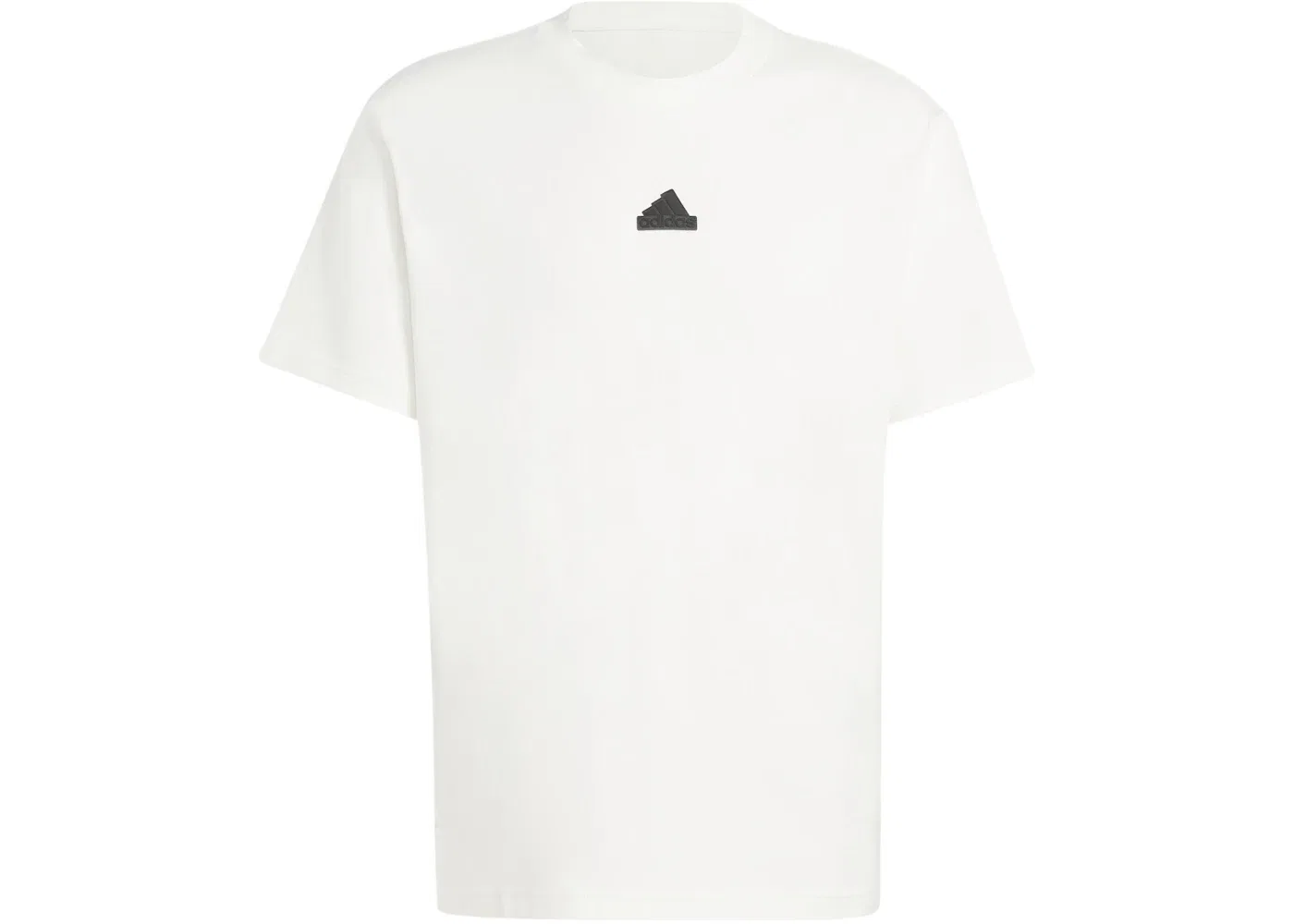 Мужская футболка с принтом Brand Love Adidas, цвет Off White