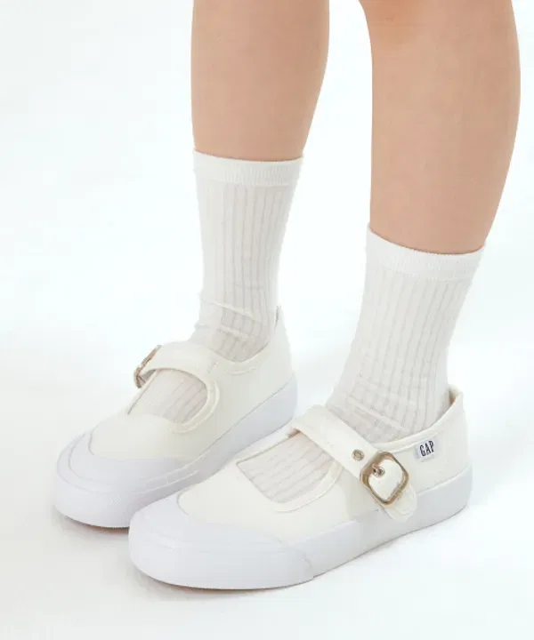 Туфли Мэри Джейн, белые, Gap Kids — фото 4