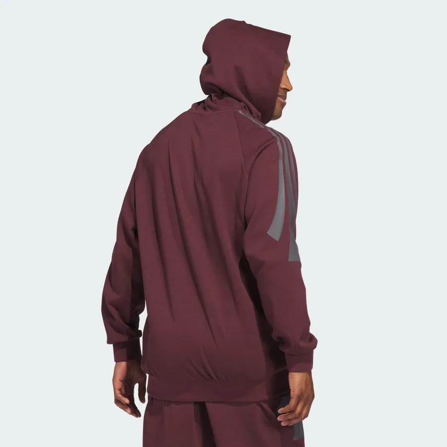 Худи баскетбольное с капюшоном Performance adidas Basketball Spacer, Aurora — фото 3
