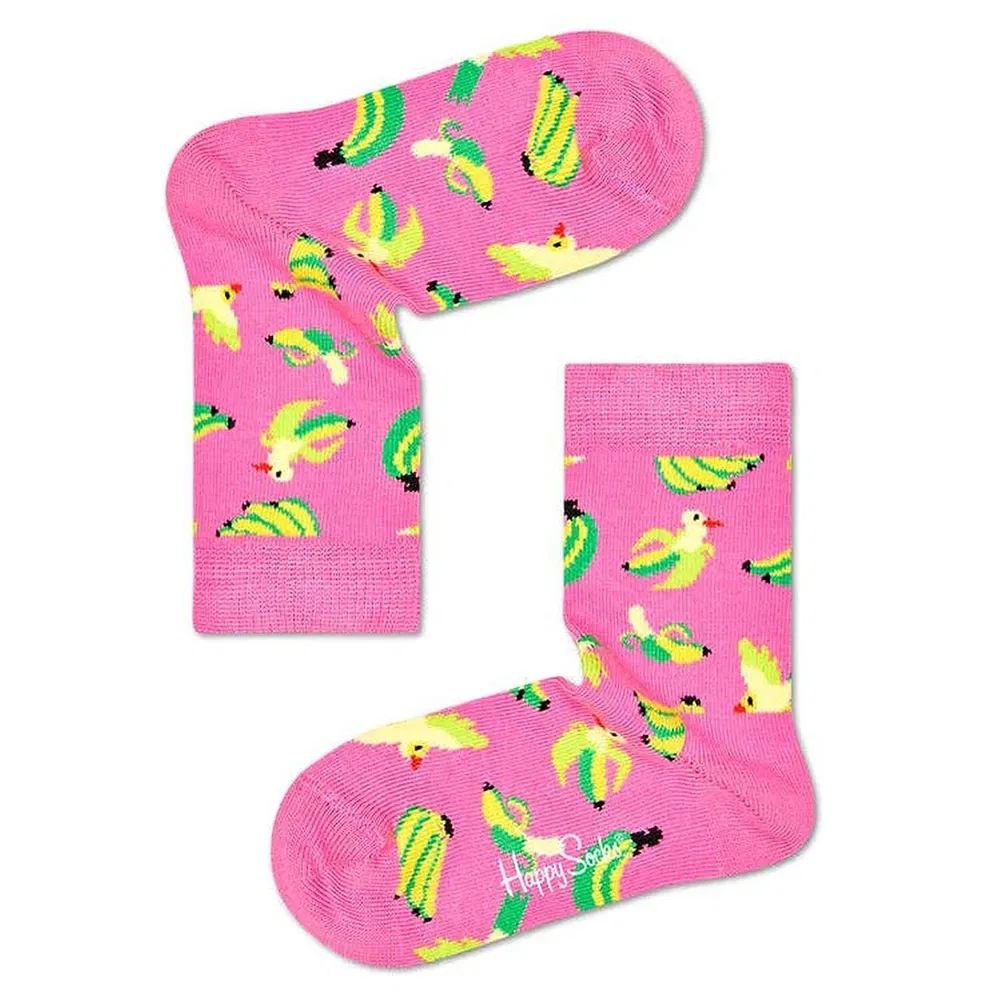 Носки Banana Bird Happy Socks, розовый