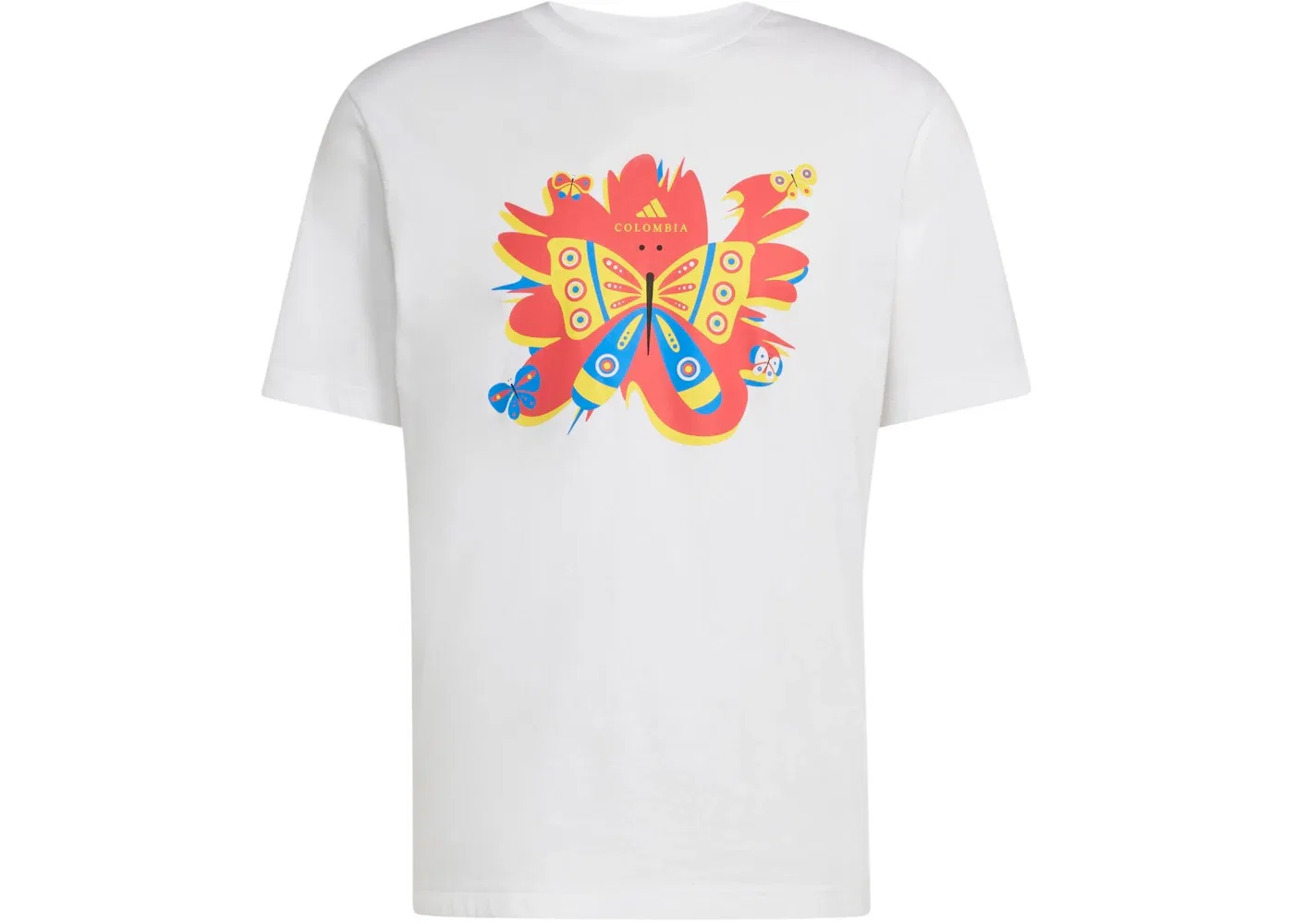 Мужская футболка с длинным рукавом Adidas Colombia DNA T-Shirt, White