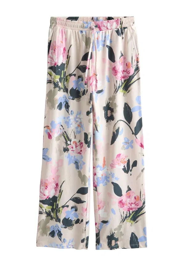 Пижамный комплект с флоральным принтом Regular fit - short sleeve set Next pink floral, розовый — фото 3