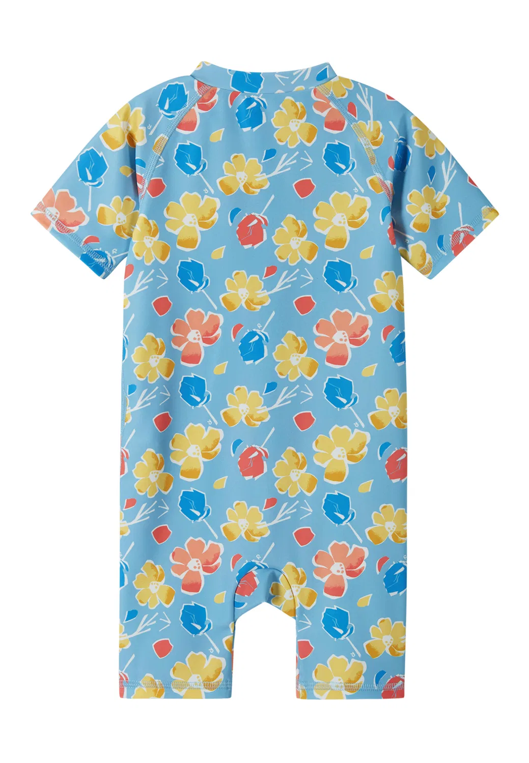 Детский купальник с UV-защитой 50+ Reima UV-Overall Atlantti, Logo-Applikation, Dunkelbraun — фото 2