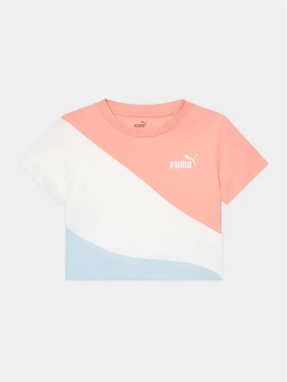 Футболка relaxed fit Power Cat Puma, мультиколор