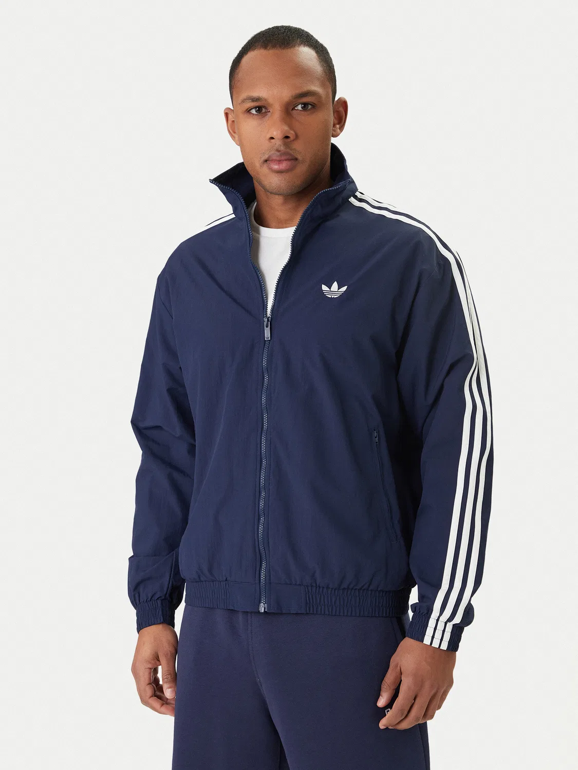 Мужская толстовка стандартного кроя Firebird Adidas, темно-синий
