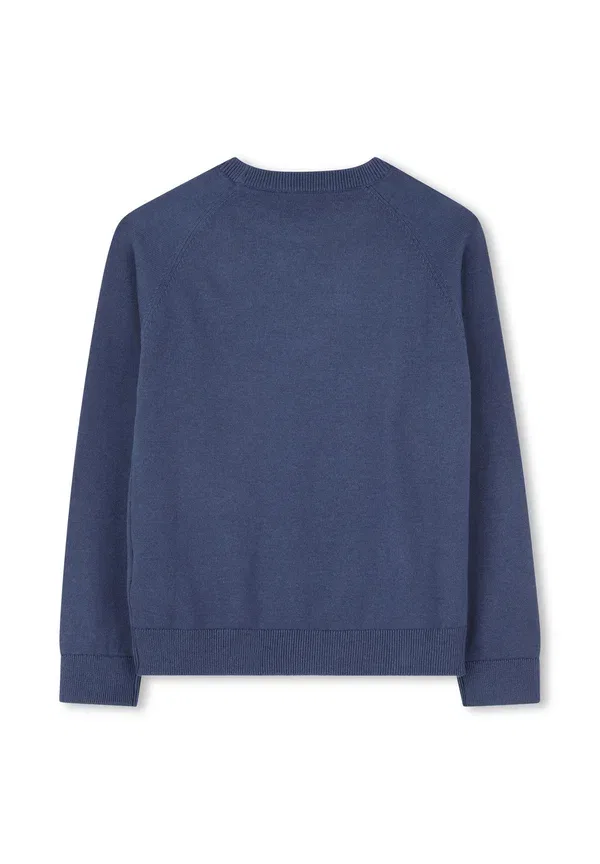 Свитер хлопковый Pullover с вышивкой Timberland, Slate Blue, синий — фото 2