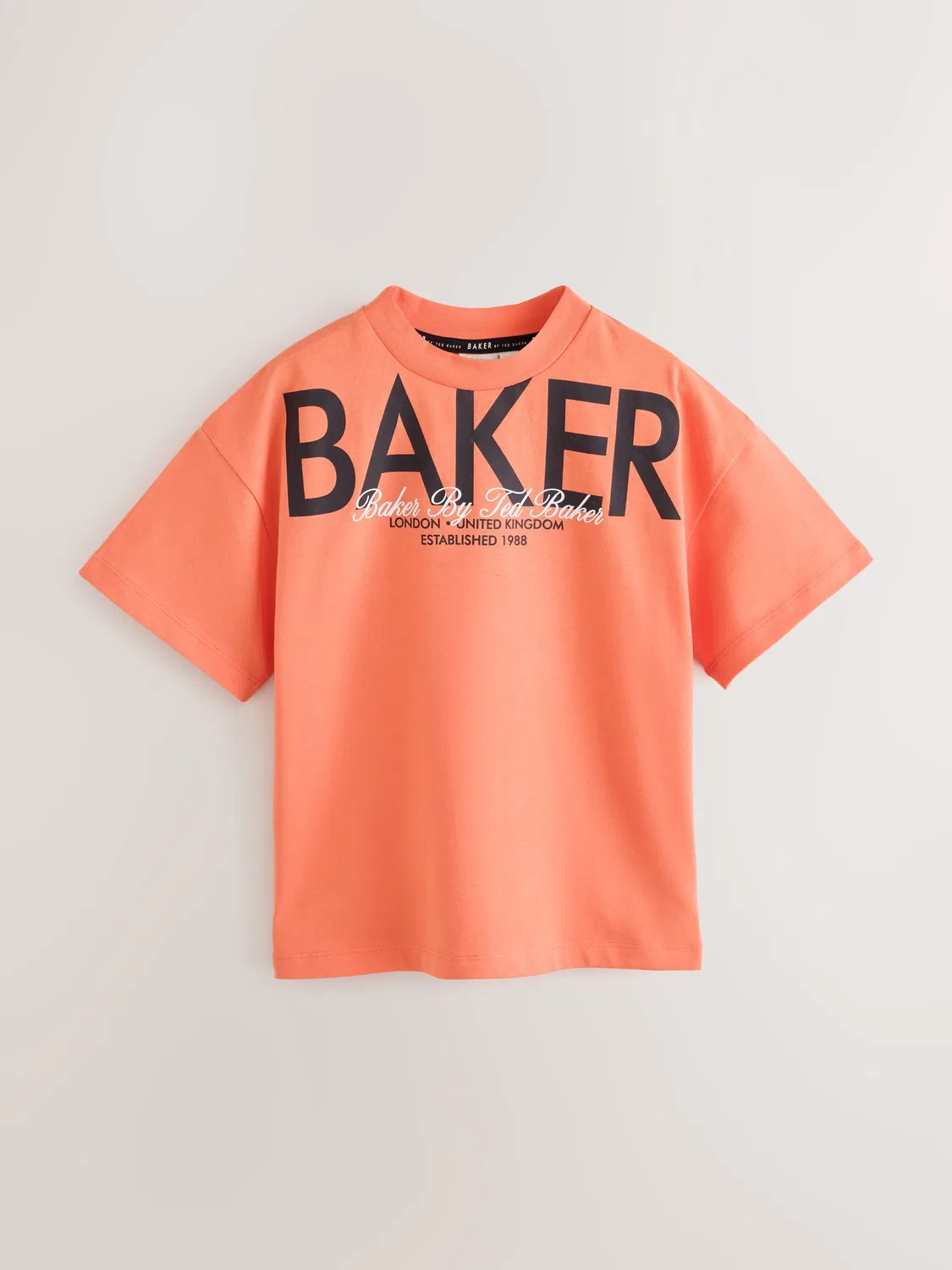 Футболка Oversized Graphic Baker by Ted Baker, Оранжевый