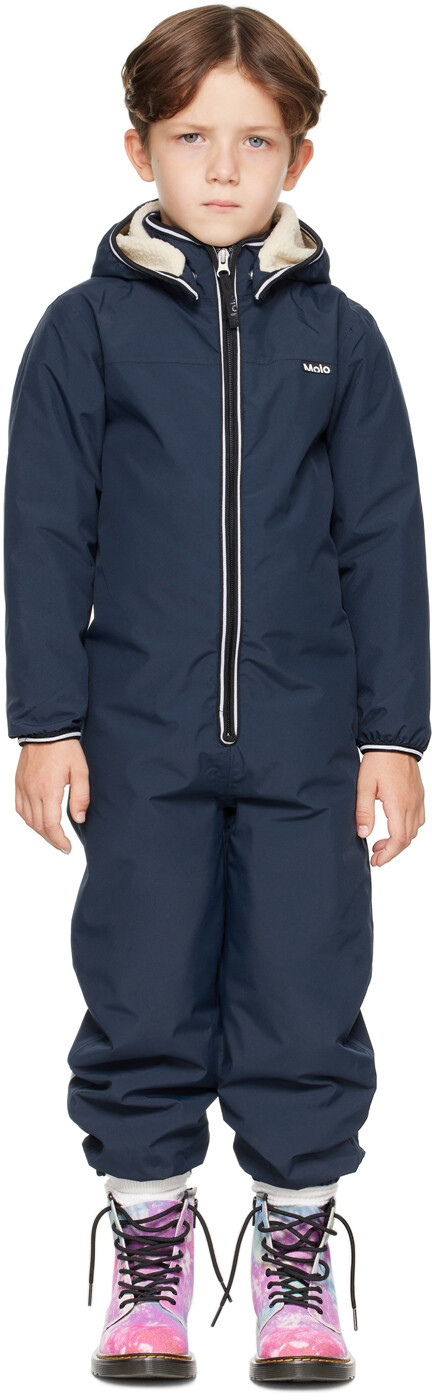 

Детский зимний комбинезон Wain темно-синего цвета Molo, Синий, Детский зимний комбинезон Wain темно-синего цвета Molo