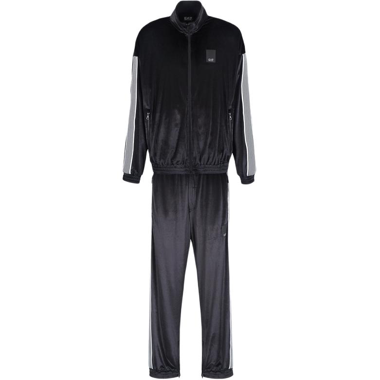 EA7 FW24 Повседневная спортивная одежда Мужская черная EMPORIO ARMANI — фото 2