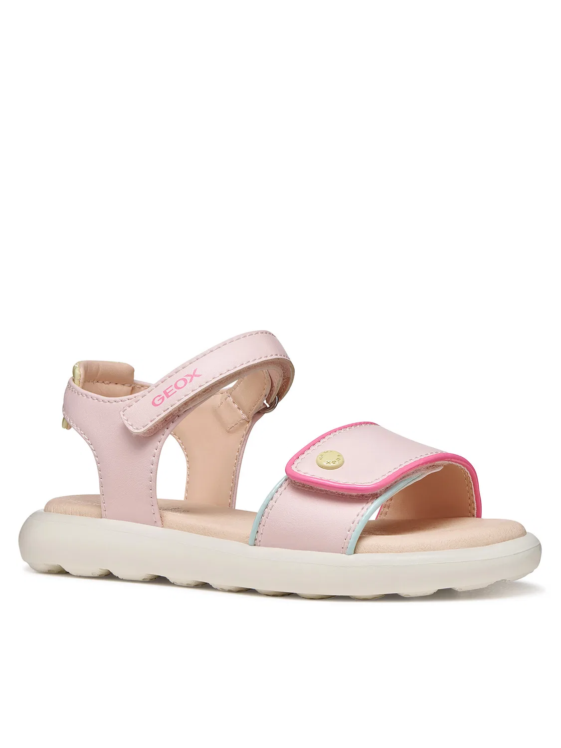 Сандалии для девочки Sandal Puffypop Gi Geox, розовый — фото 2
