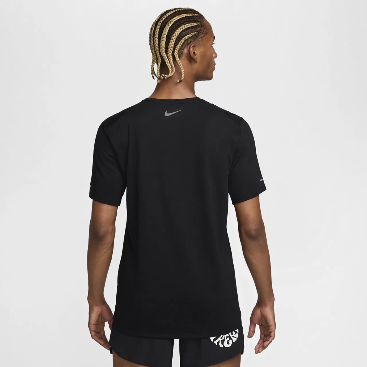 Футболка для мужчин Rise 365 Run Energy Dri-FIT Nike, цвет Summit White/Black — фото 2
