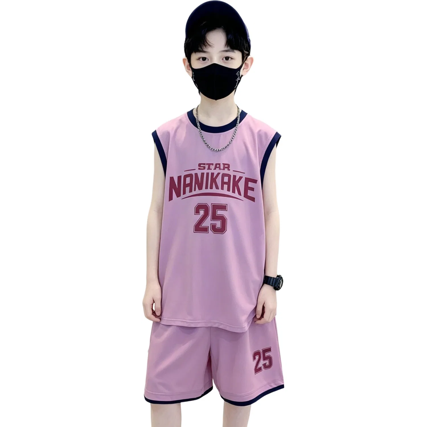 Детский комплект из футболки и шорт Lanza, Pink