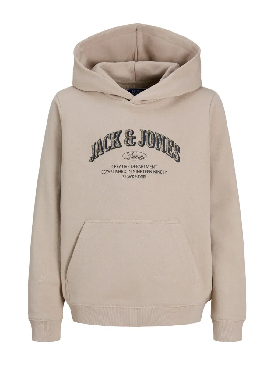 Детская толстовка Jack & Jones Junior 'JJEDenver' цвета Kitt, пятнистый бежевый