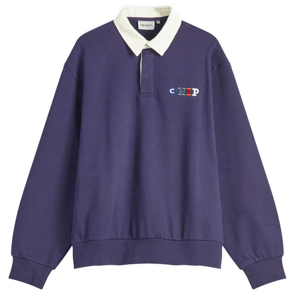 

Свитшот регби Flags Carhartt Wip, цвет space
