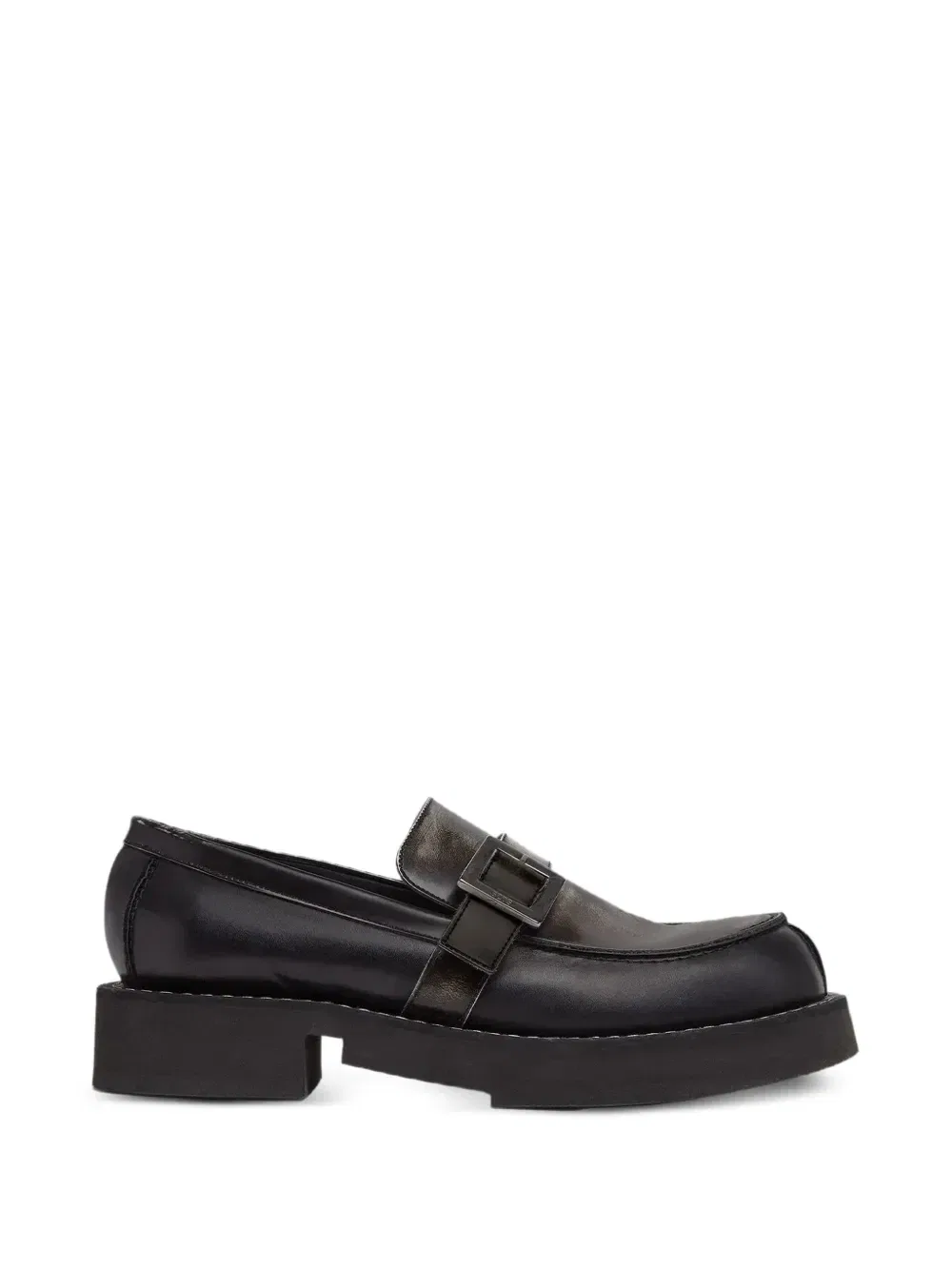 Лоферы на пряжке Clarks GCDS, черный