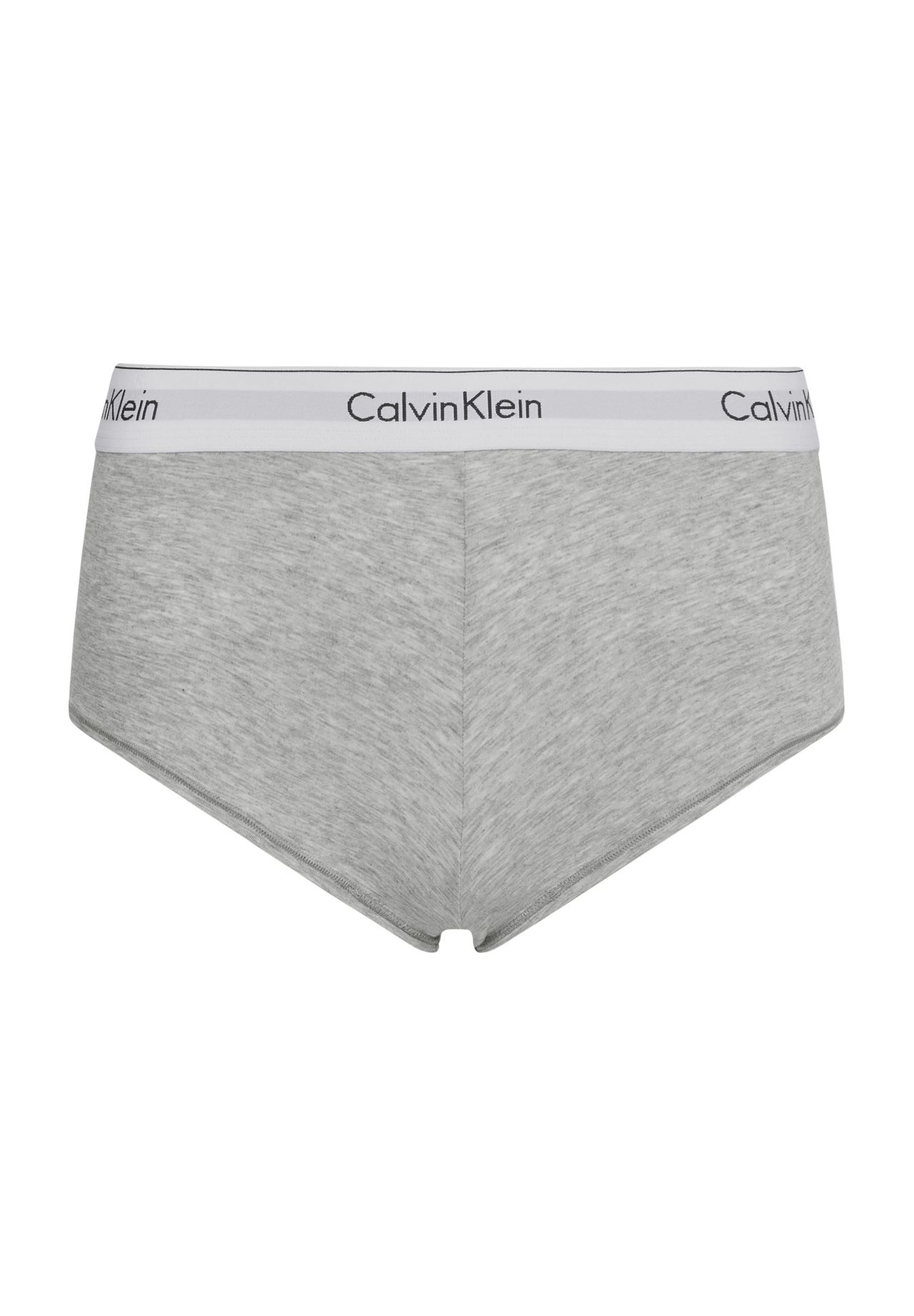 

Современные женские трусики из хлопка с логотипом на поясе Calvin Klein, серый