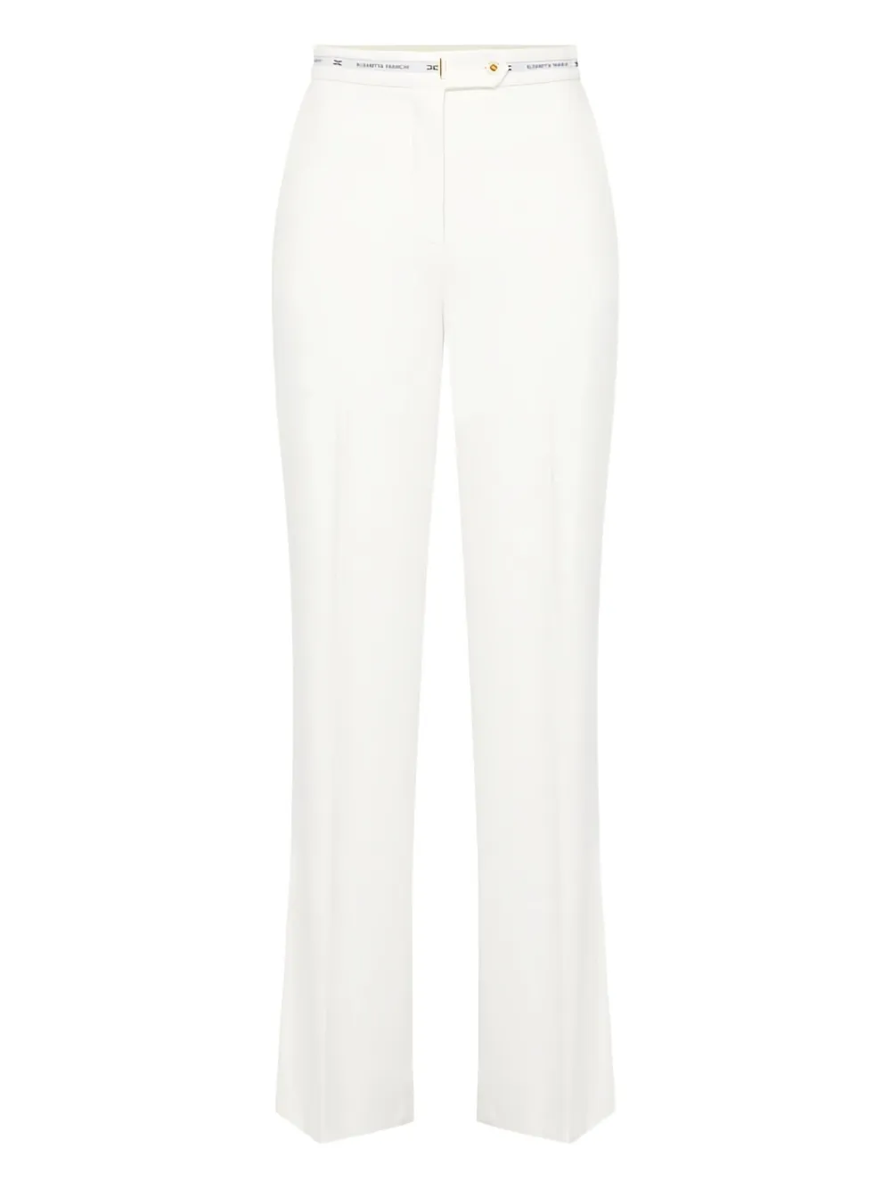 

Брюки с лентой и логотипом Elisabetta Franchi, нейтральный