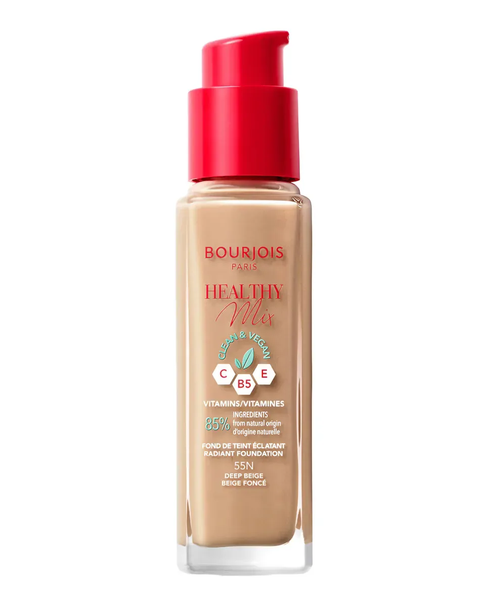 Тональная основа Healthy Mix Clean & Vegan Bourjois, 055 - Deep Beige — фото 2