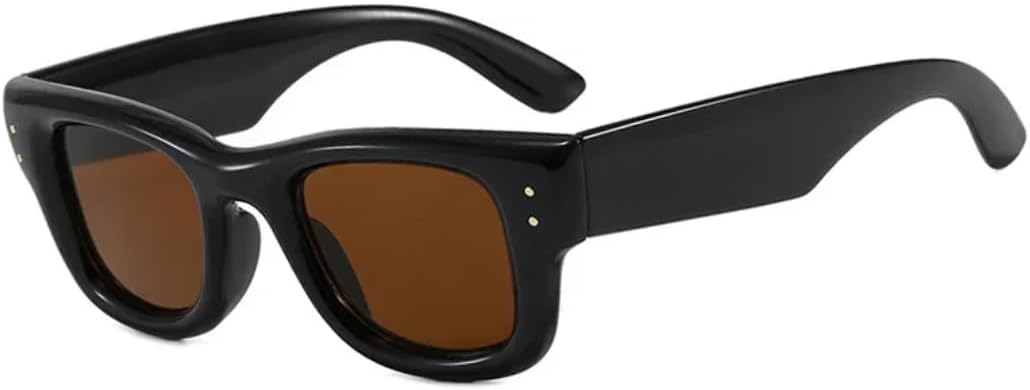 

Солнцезащитные очки Rivets для женщин с градиентным покрытием, защита от УФ-излучения UV400, модные очки Black Tea для мужчин, трендовые солнцезащитные очки UUPTTPL, Black Tea