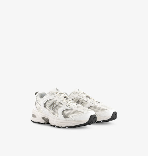 Низкие кроссовки Mr530 из кожи и сетки New Balance, бежевый — фото 3