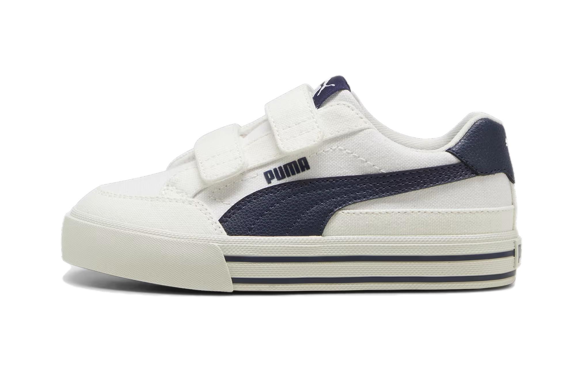 

Детская обувь для скейтбординга Court Classic Collection (дошкольная) PUMA, экрю/черный