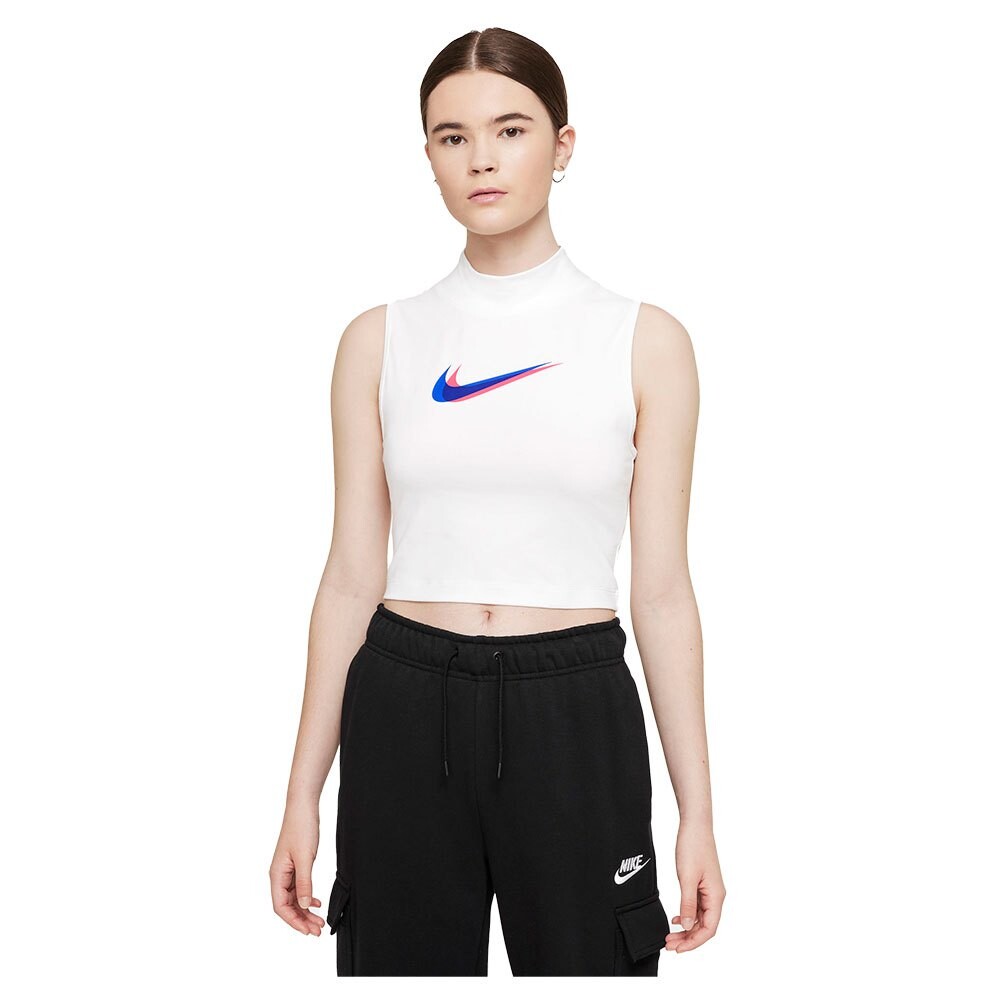 

Футболка без рукавов Nike Sportswear Mock Print, белый