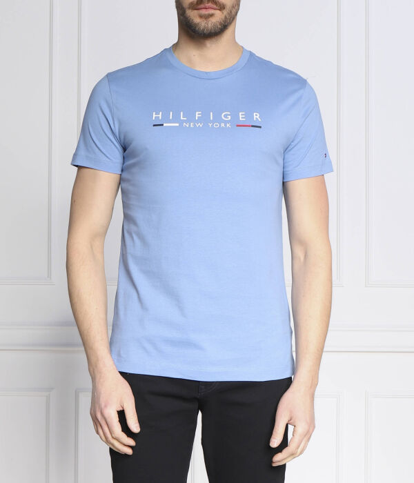 

Футболка hilfiger new york Slim fit Tommy Hilfiger, синий