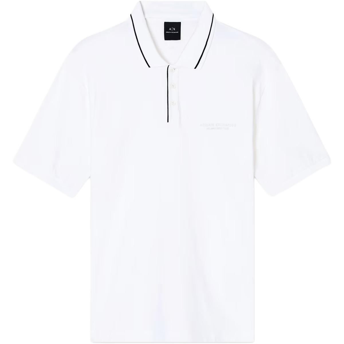 

Футболка-поло AE для мужчин ARMANI EXCHANGE, белый