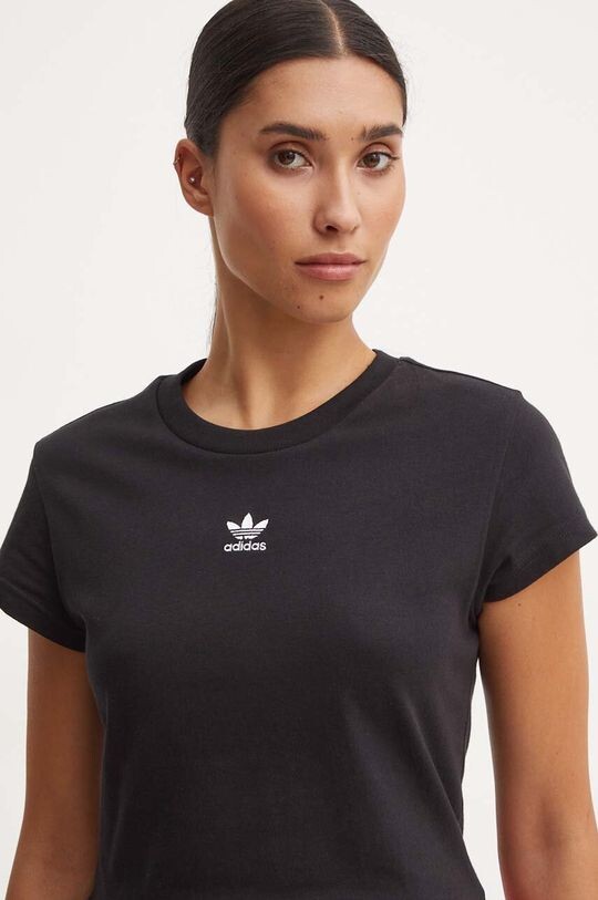Футболка Essential из хлопка adidas Originals, черный — фото 4