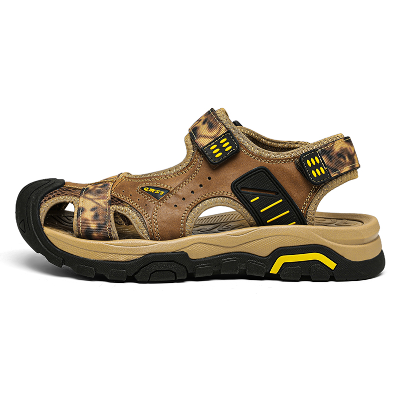 

TELENT Дышащие износостойкие треккинговые ботинки для речных походов мужские коричневые, цвет Brown