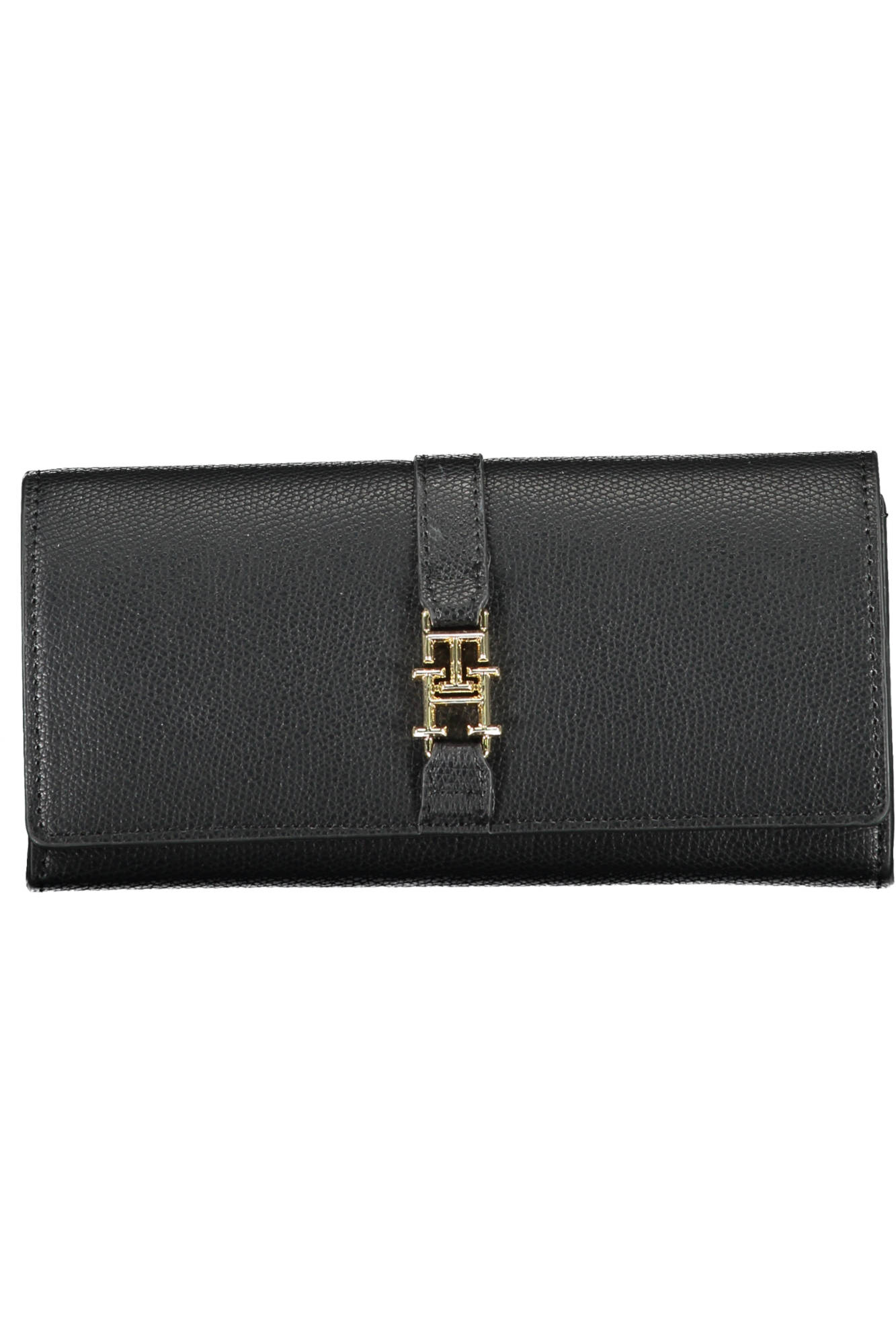 

Женский кошелек Tommy Hilfiger с золотой фурнитурой, черный