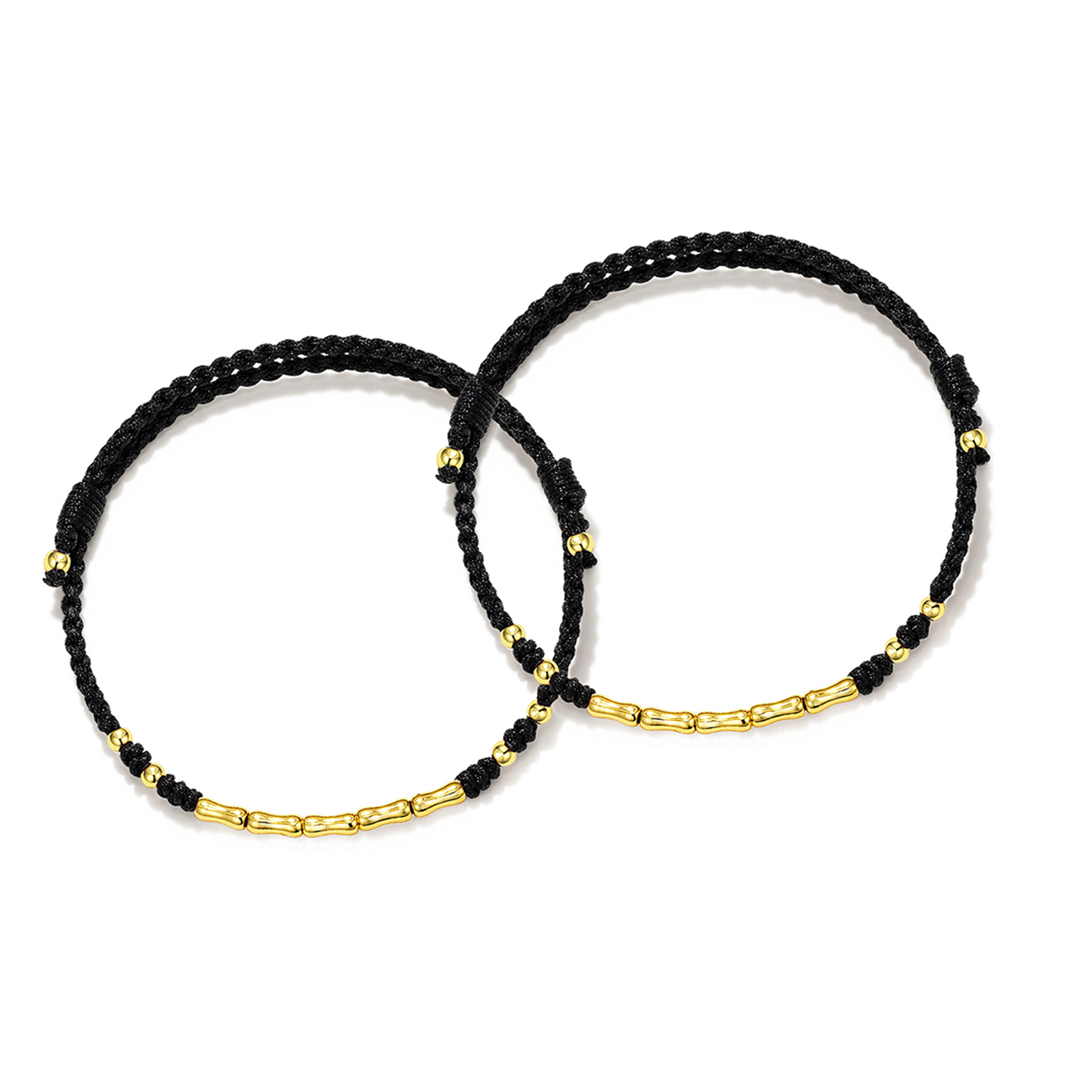 

Плетеный браслет из ниток Jodie&Kevin унисекс Jodie＆Kevin, черный