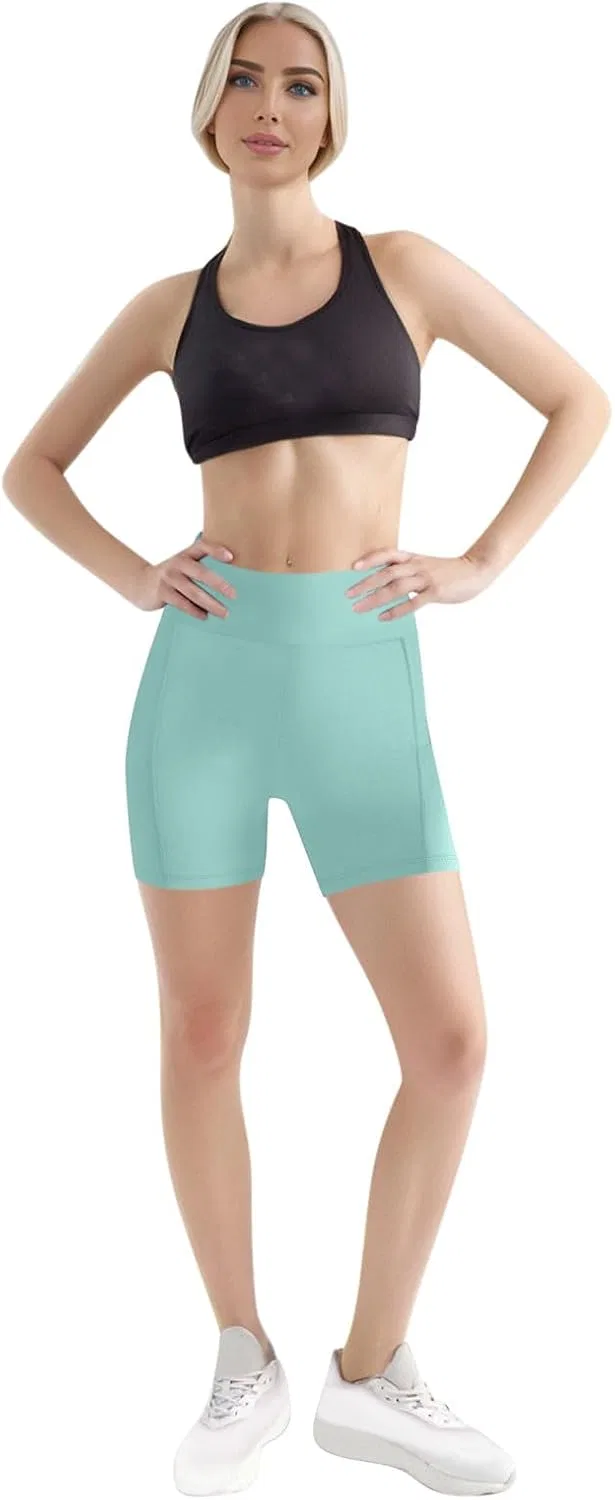 Шорты женские с эффектом ягодиц, Thermal, Mint Lime Green — фото 4