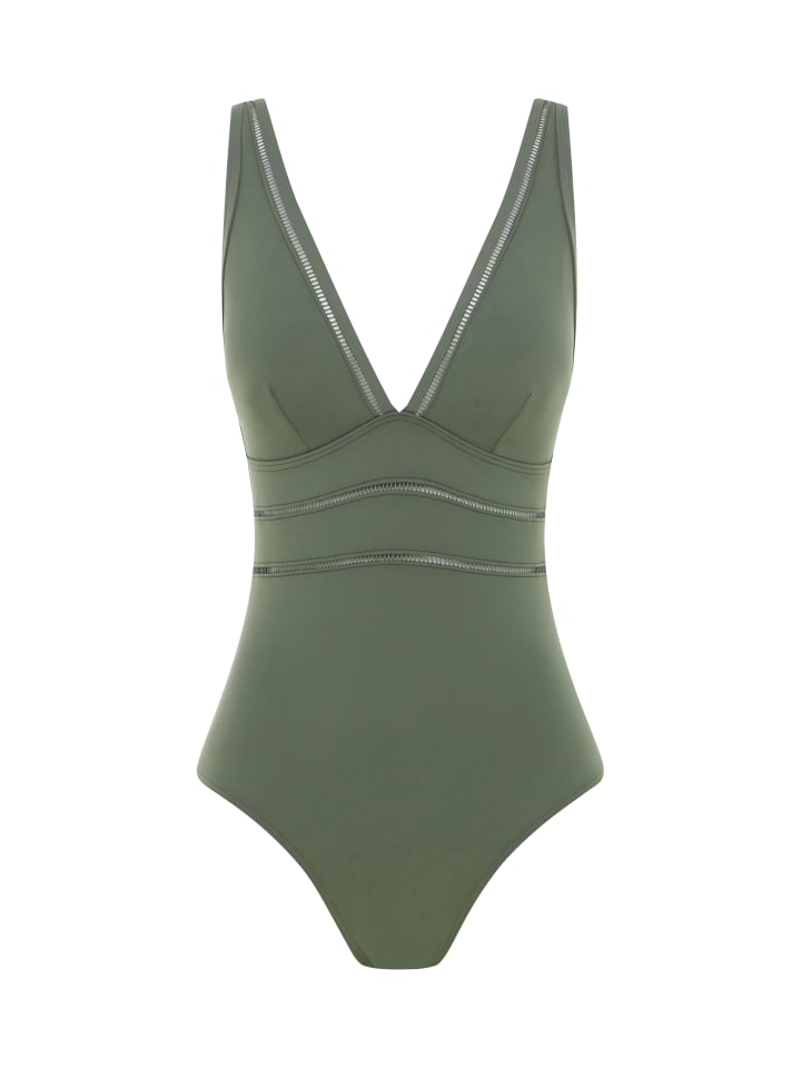 

Sea Level Купальники Spliced Essentials цвета хаки