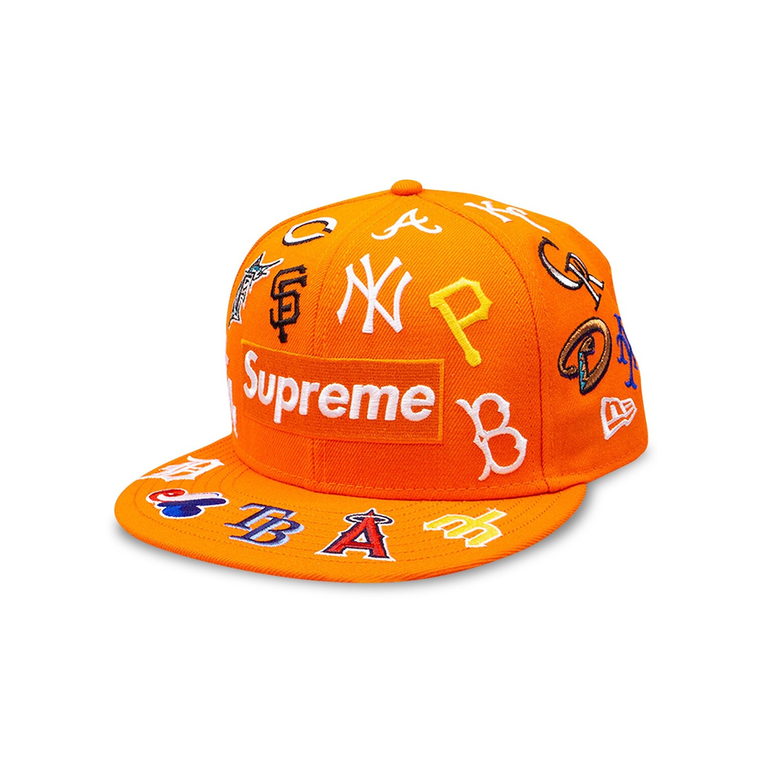 

Кепка Supreme x MLB x New Era Оранжевая