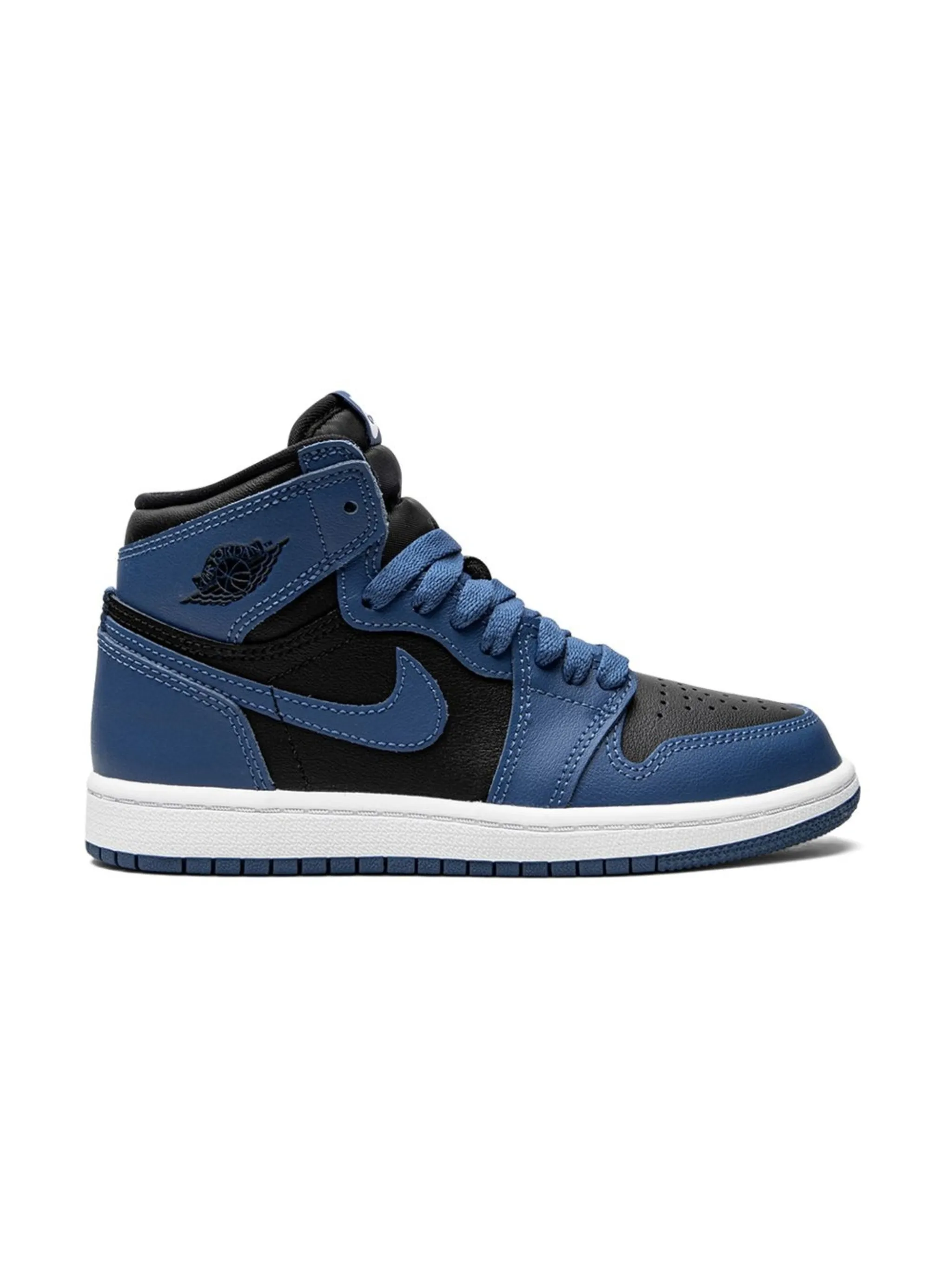 Кроссовки Air Jordan 1 Retro High Jordan Kids, черный — фото 2